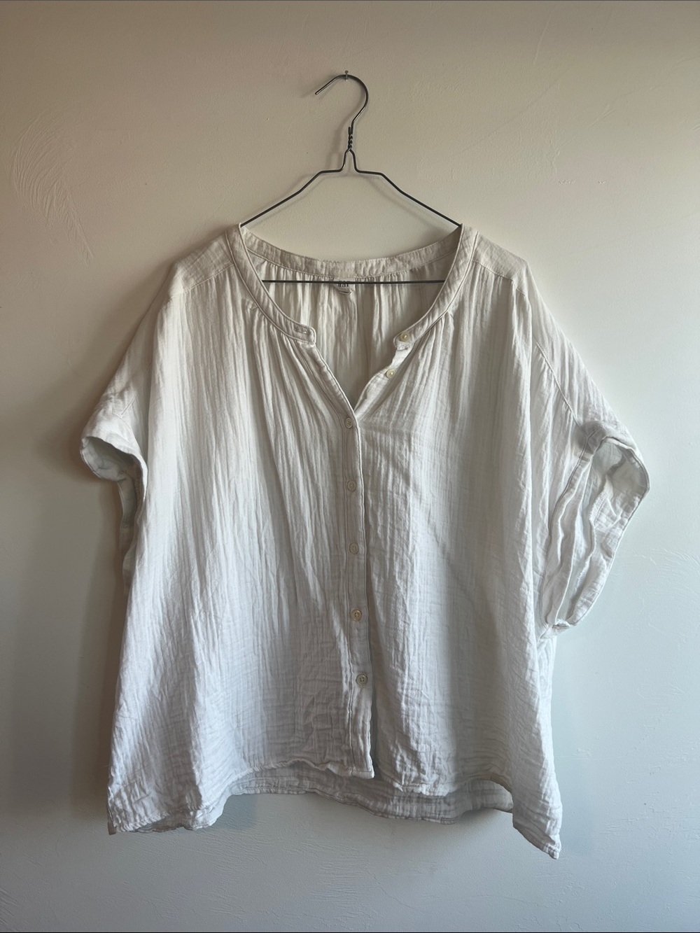 Gap Crinkle Gauze Top